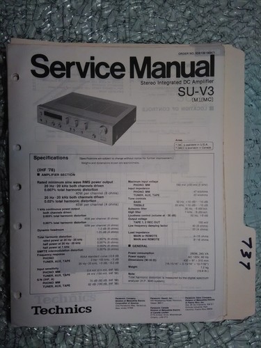Technics manuale di - manuale,