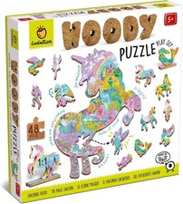 Gioco puzzle woody unicorno - woody,