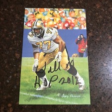 Willie Roaf Signed Goal Line