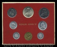 VATICANO - PAPA GIOVANNI XXIII - DIVISIONALE MONETE ANNO IV 1962 - FDC