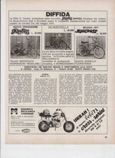 advertising Pubblicità brochure-BICI SALTAFOSS  CERIANI-1971 BICI EPOCA  VINTAGE