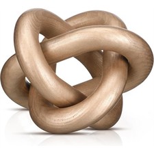 Decorazione con Nodo In Legno A 3 Maglie - Decorazione per Tavolino da Caff9576