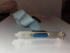 ESPANSIONE PORTA STAPANTE PARALLELA 25PIN NUOVA + STAFFA POSTERIORE PC DESKTOP