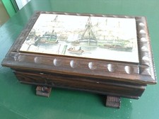 Vecchio bauletto cofanetto