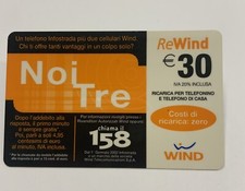 Ricarica Telefonica Wind Noi Tre Euro 30 ReWind Vintage 2006