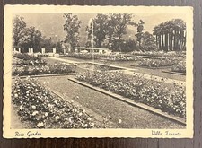 Vecchia Cartolina Rose Garden di Villa Taranto - Verbania - FG VG 1947