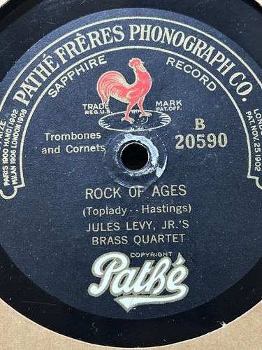 Pathe 78rpm jules levy brass - 78rpm,