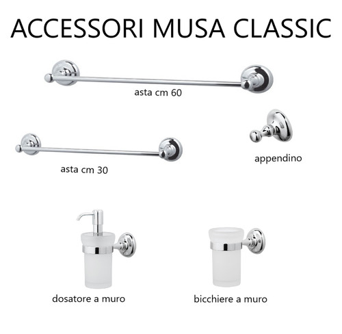 Set pezzi accessori bagno - set,
