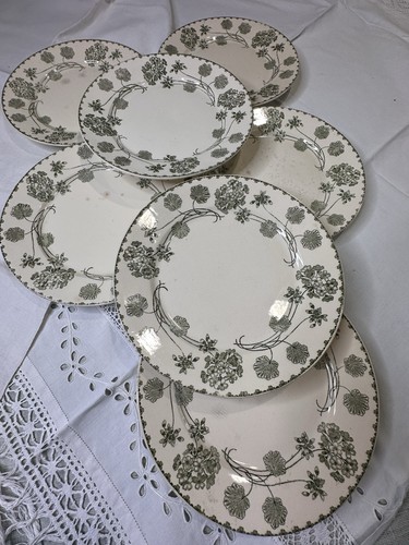 Antico set piatti piani in - set,