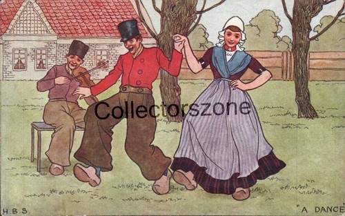 Dutch people dancing clogs - dutch,