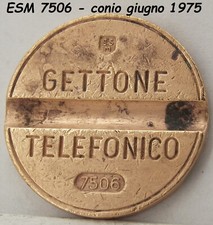 1975 GETTONE TELEFONICO ESM