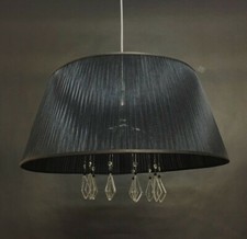 Lampadario moderno nero con