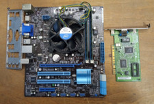 ASUS P8H67-M LE + I3-2130 + 8GB RAM DDR3 + SCHEDA DI RETE D-LINK DFE-530TX