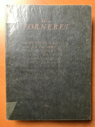 Sans titre xavier forneret - sans,