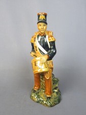 PAINTED CERAMIC BOTTLE SOLDIER
