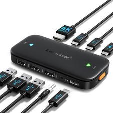 USB C KVM Switch 2 PC 1
