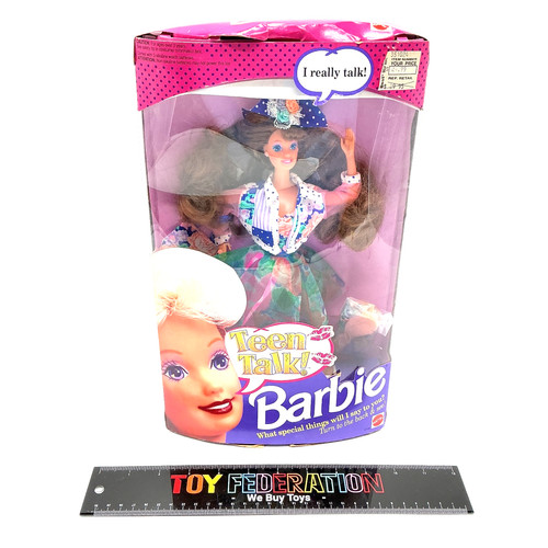Bambola barbie teen - talk, 1991