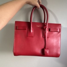 Saint Laurent Red Top Handle