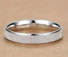 ANELLO FEDINA  DONNA UOMO  IN TITANIO.ARGENTO  MISURA  19