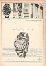 ROLEX OROLOGIO Oyster Perpetual Day Date 1966 Originale Pubblicita' Vintage 