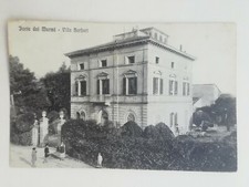 CARTOLINA PAESAGGISTICA FORTE DEI MARMI VILLA BARBERI LUCCA TOSCANA ANIMATA 