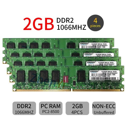 Oc ddr2 pc2 8500u - 4x, gb