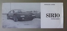 COVINI ENGINEERING B24 SIRIO origine 1981 Brochure Piccola Vendita Brochure in Italiano