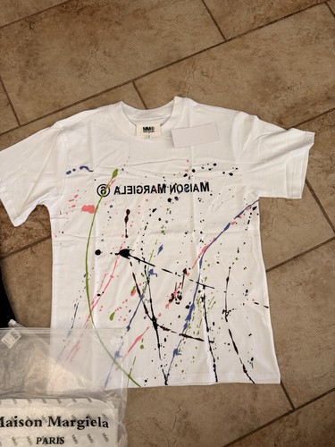 Shirt bianca maison margiela - t-shirt,