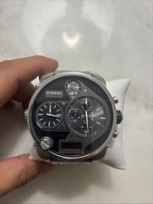 Diesel Mr Daddy 57mm Cassa in Acciaio Inox Argento con Acciaio Inox Argento...