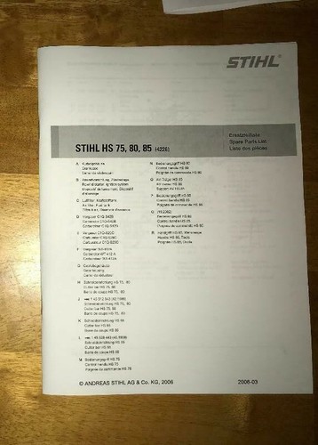 85 stihl - hs, 80,