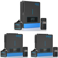 EDECOA 24V 4200W 6200W 48V 10200W Inverter Ibrido 220V PV 60-500V MPPT WIFI APP