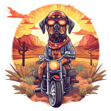 Adesivo auto cane gigante XXXL