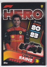 Carta Topps F1 Turbo Attax