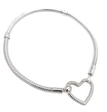 NUOVO 100% Autentico Bracciale PANDORA Momenti Chiusura Cuore Catena Serpente 599539C00