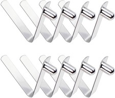 8 Pezzi Pulsante Molla Clip