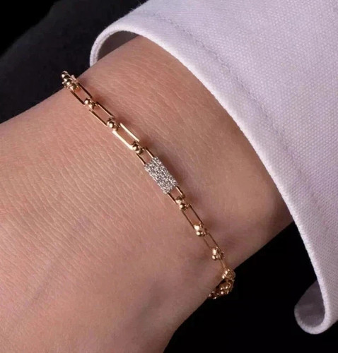 Bracciale donna catena - , vera
