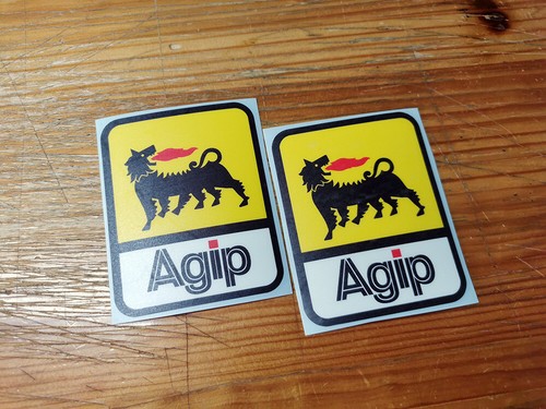 Adesivo vinile agip - vinile,