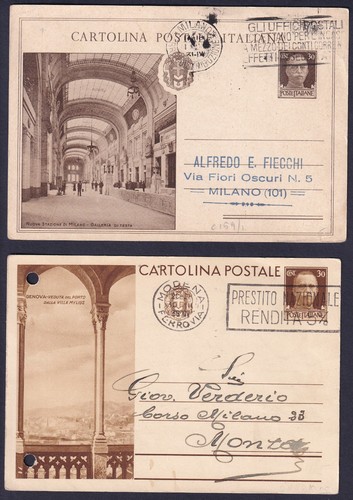 Interi postali lotto di 5 - interi,