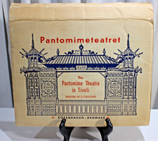 Antico Set Luogo Giocattolo Teatro Pantomima di Tivoli Teatro in Miniatura