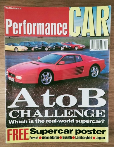 Performance car magazine - performance, may