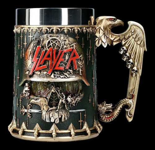 Bierkrug slayer totenkopf - slayer,