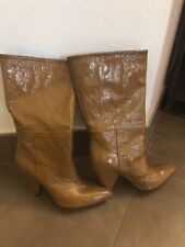 stivali vernice Nr 37 Color Senape Nuovi