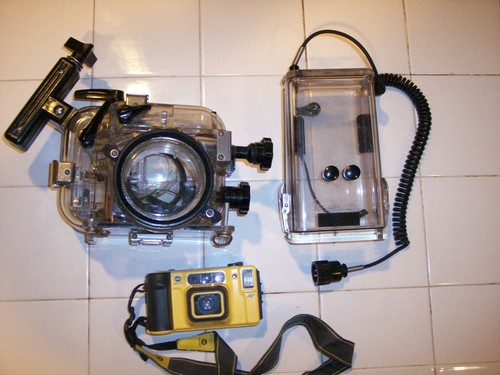 Custodia fotografica subacquea - custodia,