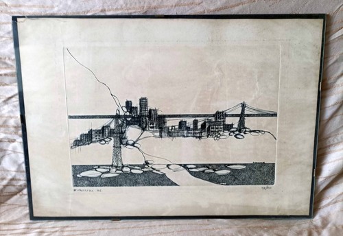 Quadro litografia china - litografia, a
