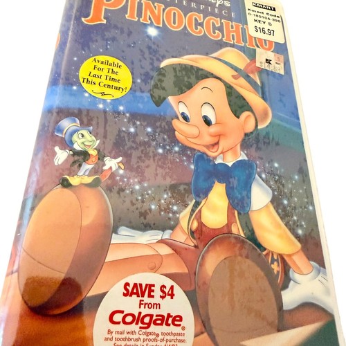 Disney pinocchio vhs - disney,