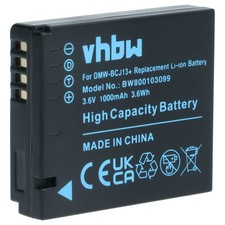Batteria per Panasonic Lumix DMC-LX7 DMC-LX5 DMW-BCM13 1000mAh 3,6V