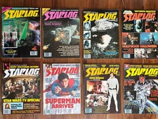 Lot Of 12 Vtg STARLOG MAGAZINE