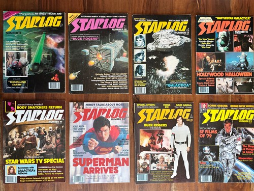 Lot vtg starlog magazine - 13,