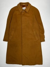 Aquascutum Vintage Wool Camel Coat Beige Brown XL