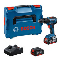 BOSCH GSB 18V-55 TRAPANO BATTENTE AVVITATORE A BATTERIA CON 2 BATTERIE 18V 3AH